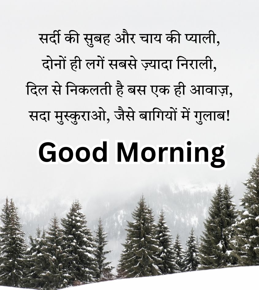 Beautiful Winter Good Morning Shayari