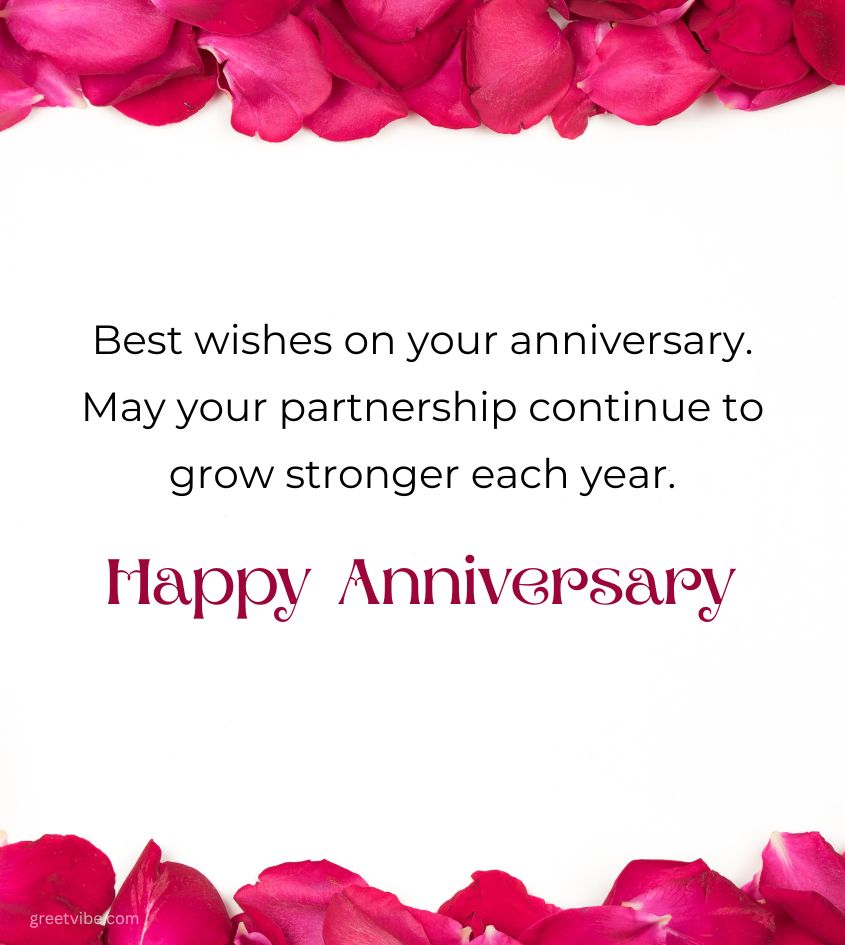 Anniversary Wishes for Boss