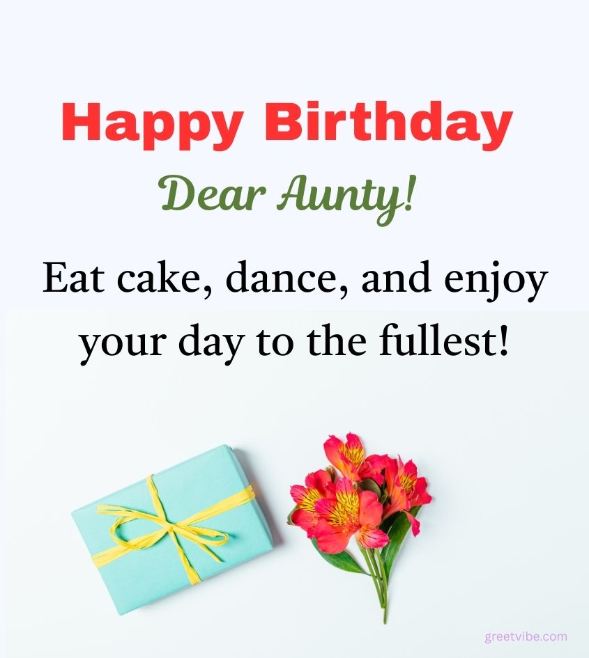 Happy Birthday Wishes for Aunty