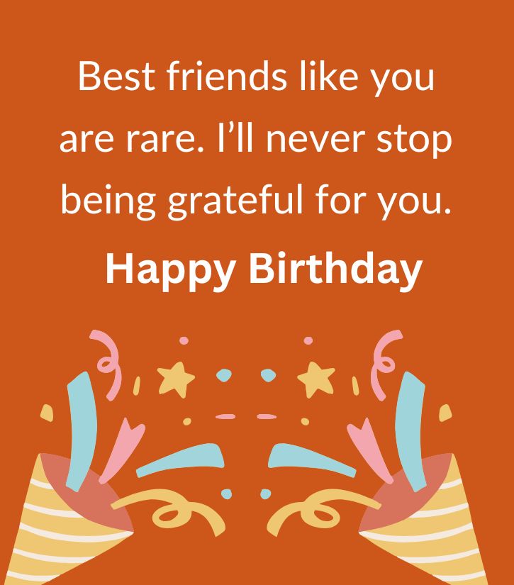Birthday Wishes for Best Friend