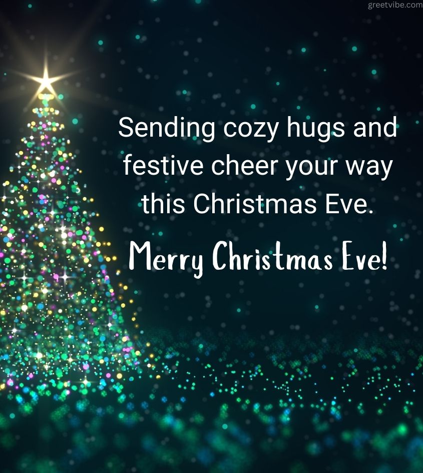 Merry Christmas Eve Images with Christmas Tree