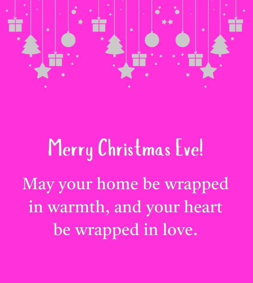 Merry Christmas Eve Wishes for Lover