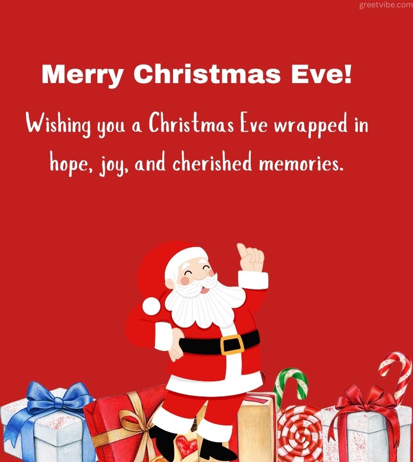 Merry Christmas Eve with Santa Claus