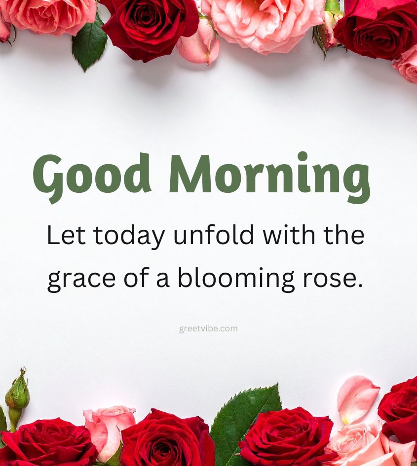 Good Morning Roses for Lover