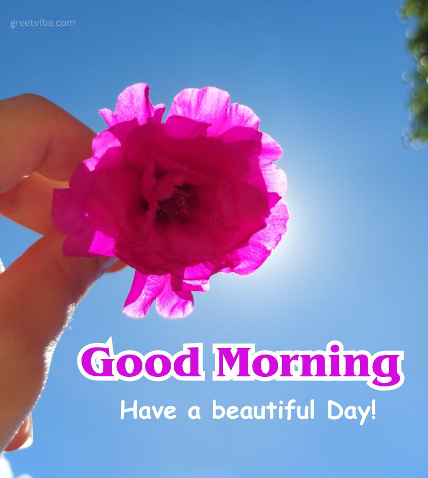 Beautiful Good Morning Flower Images