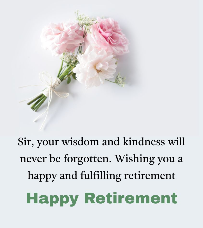 Happy Retirement Greetings for Madam