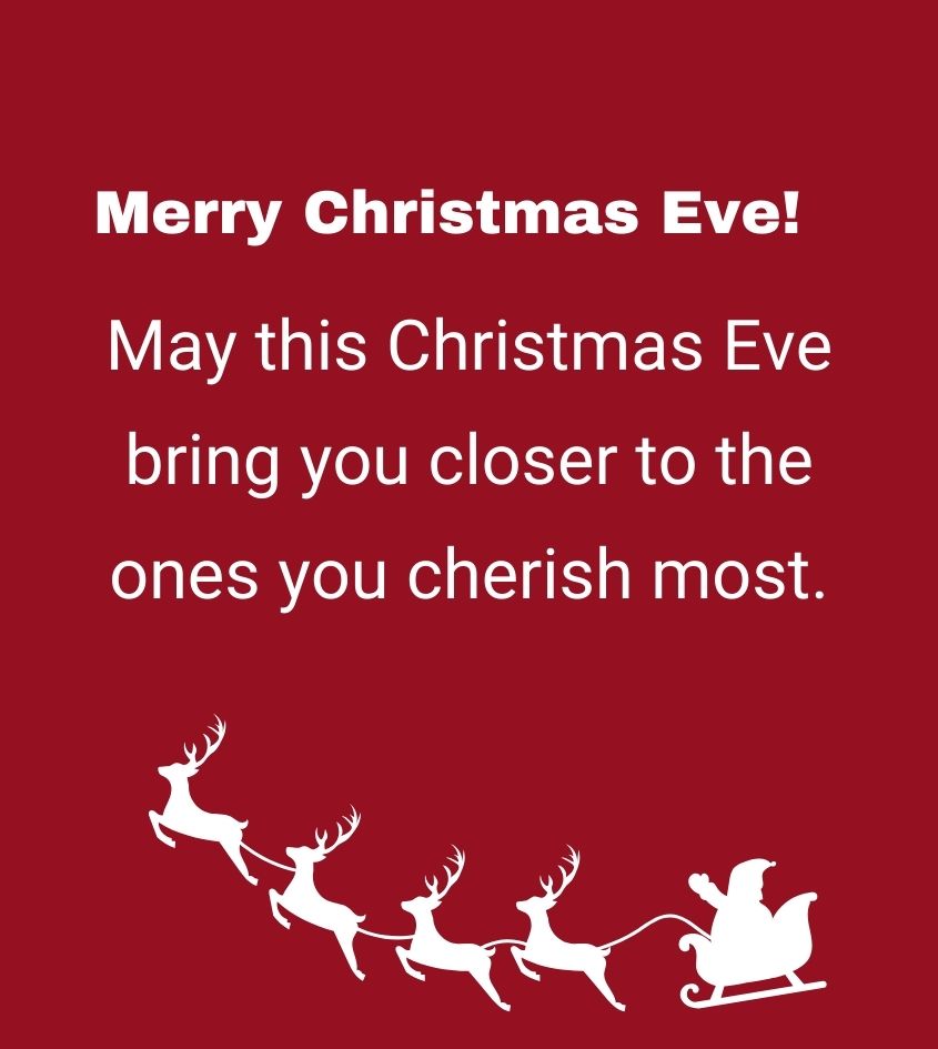 Merry Christmas Eve Greet with Best Friend