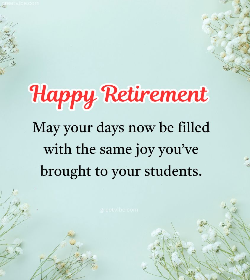 Happy Retirement Greetings for Madam